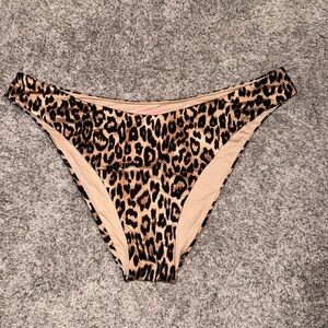 Victoria's Secret Leopard Print Bikini Bottoms